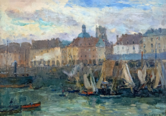 Le Port de Dieppe by Albert Lebourg