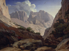 Les gorges de l'Atlas by Paul Flandrin