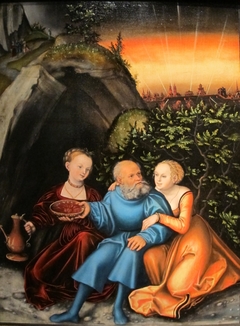 Lot and his daughters by Lucas Cranach the Elder