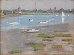 Low Tide, Riverside Yacht Club by Theodore Robinson