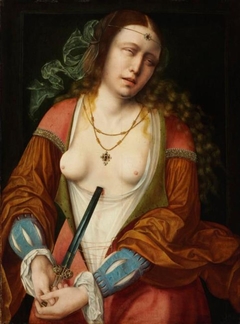 Lucretia Romana by Master of the Holy Blood