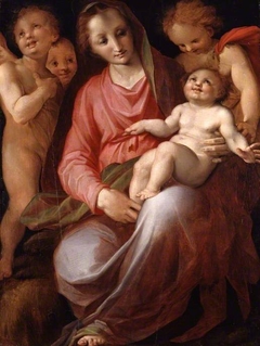 Madonna and Child with Infant St John by Maso da San Friano