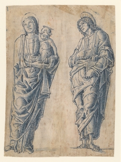 Madonna and Child with Saint John the Evangelist by Andrea da Murano