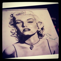 Marilyn Monroe by Patricia Mae Munar