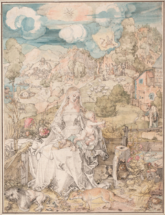 Mary among a Multitude of Animals by Albrecht Dürer