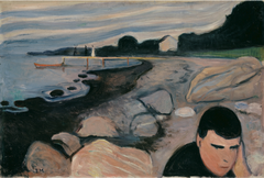 Melancholy by Edvard Munch