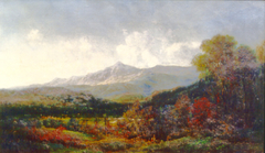 Moat Mountain from Jackson, New Hampshire by George Loring Brown