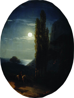 Moonlit Night (1958) by Ivan Aivazovsky