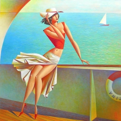 Ocean-Ship-Girl by Georgy Kurasov