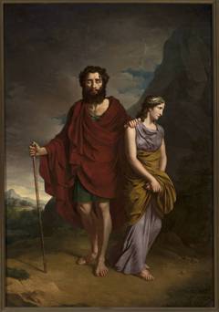 Oedipus and Antigone. by Antoni Brodowski