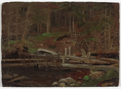 Old Lumber Dam, Algonquin Park by Tom Thomson