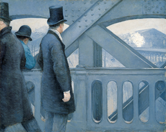 On the Pont de l’Europe by Gustave Caillebotte