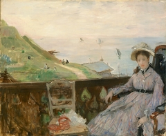 On the Terrace by Berthe Morisot