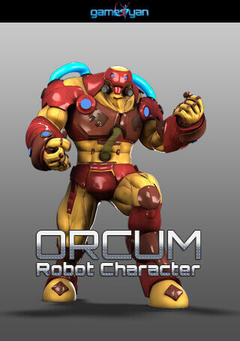 Orcum Robot Character Modeling by GameYan Studio