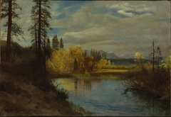 Outlet at Lake Tahoe by Albert Bierstadt