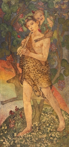 Pan by Phoebe Anna Traquair