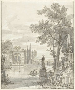 Parkgezicht by Isaac de Moucheron