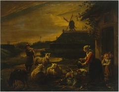 Peasant Yard by Willem van Herp