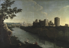 Pembroke Castle and Landscape by Anonymous