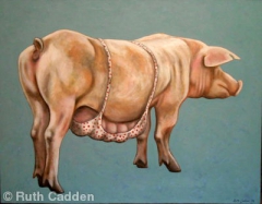 Pig in a Bra by Ruth Cadden