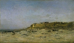 Plage de Villerville, Normandy by Charles-François Daubigny