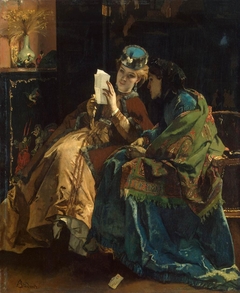 Pleasant Letter by Alfred Stevens