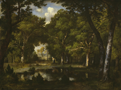 Pond in the Woods by Narcisse Virgilio Díaz