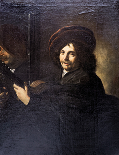 Portrait d'homme à la guitare by Nicolas Régnier