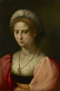 Portrait of a Lady by Domenico Puligo