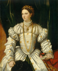 Portrait of a Lady in White by Moretto da Brescia