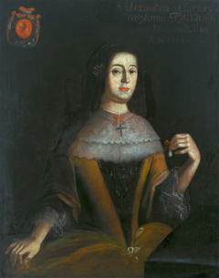 Portrait of Aleksandra Tyszkiewicz née Czartoryska (fl. ca. 1500), wife of the Kiev voivode by Unknown Artist