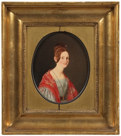 Portrait of Ane Elisabeth (Elise) Gurlitt, né Saxild (1817-39) by Jørgen Roed