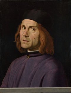 Portrait of Battista Fiera by Lorenzo Costa