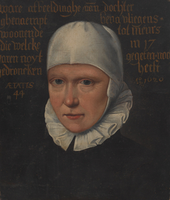 Portrait of Beva Vliegens, Age 40 by Balthasar Flessiers