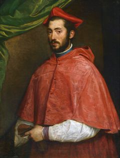 Portrait of Cardinal Alessandro Farnese by Titian