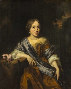 Portrait of Catharina Pottey, Sister of Willem and Sara Pottey by Nicolaes Maes