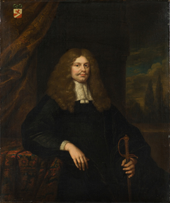 Portrait of Cornelis Willemsz. Backer (1633-1681) (copy) by Caspar Netscher