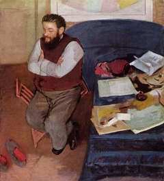 Portrait of Diego Martelli by Edgar Degas