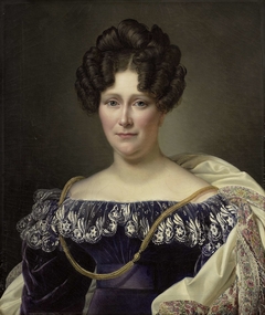 Portrait of Johanna Henriette Engelen, second Wife of Daniel Francis Schas by Alexandre-Jean Dubois-Drahonet