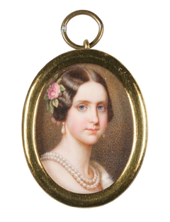 Portrait of Maria Amelia, Princess of Brazil by Bodo Winsel