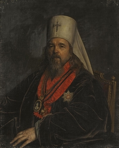 Portrait of Metropolitan Seraphim, whose secular name was Stefan Vasilievich Glagolevsky by Unknown Artist