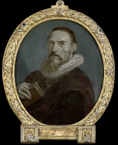 Portrait of Samuel Ampzing, Clergyman and Poet in Haarlem by Arnoud van Halen