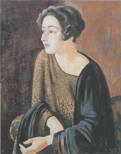 Portrait of The Poet Elina Vaara by Yrjö Ollila