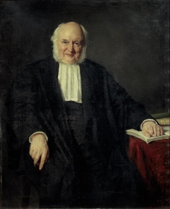 Portret van dr. Nicolaas Beets (1814-1903) by Thérèse Schwartze