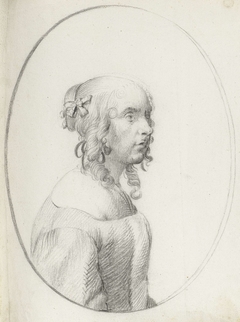 Portret van een vrouw by Gesina ter Borch