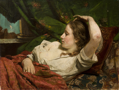 Reclining Girl by Tytus Pilecki