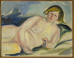 Reclining Nude by Edvard Munch