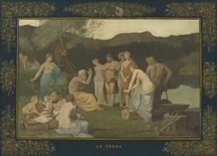 Rest by Pierre Puvis de Chavannes