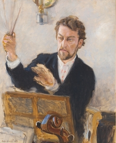 Robert Kajanus Conducting, sketch by Akseli Gallen-Kallela