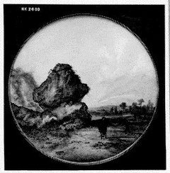 Rotsachtig landschap met ruiter by Jacobus Mancadan